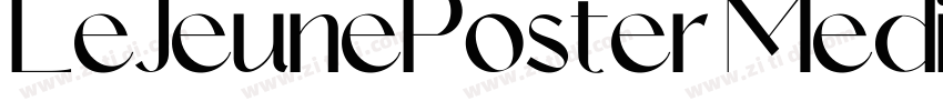 LeJeunePoster Mediu字体转换